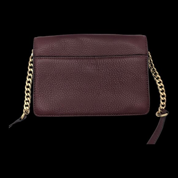 Michael Kors Merlot Daniel Small Leather Crossbody Bag - Picture 2 of 6